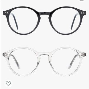 Blue Light Blocking Glasses Transparent and Black